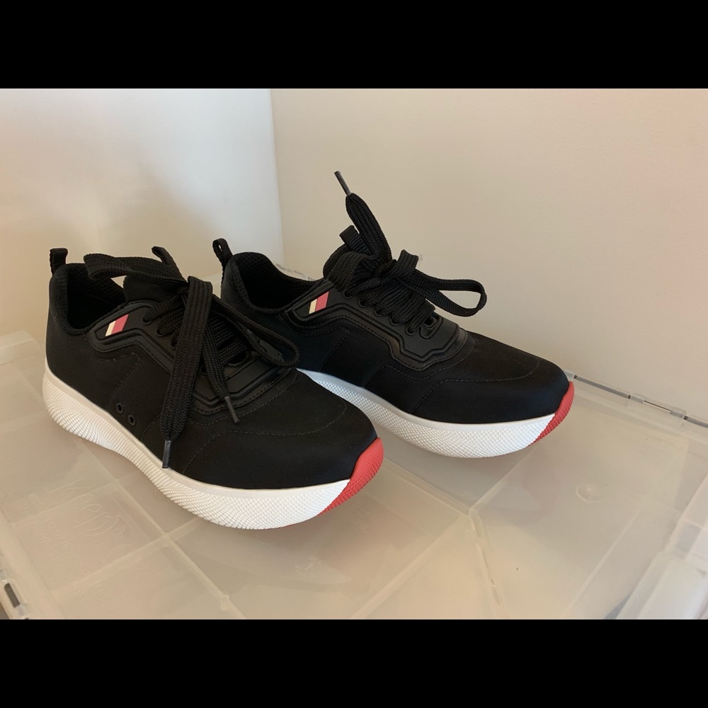 Black Prada Sneakers